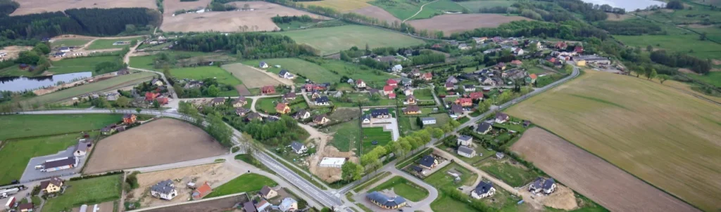 Mądrzechowo z lotu ptaka